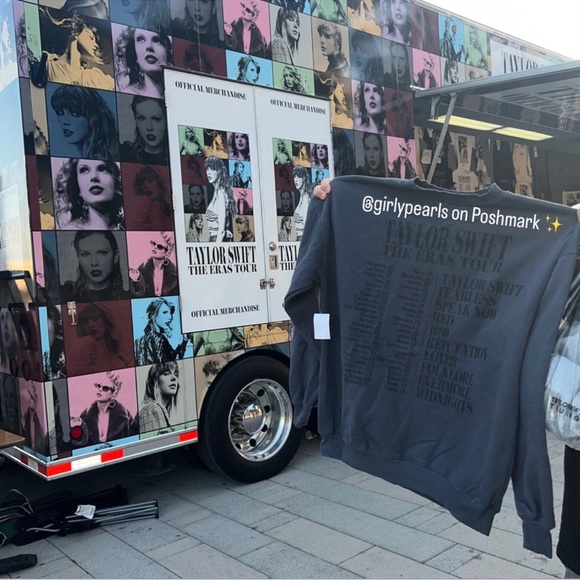 Taylor Swift Exclusive Eras Tour Crewneck Sweater Official Merch NEW - Picture 16 of 16